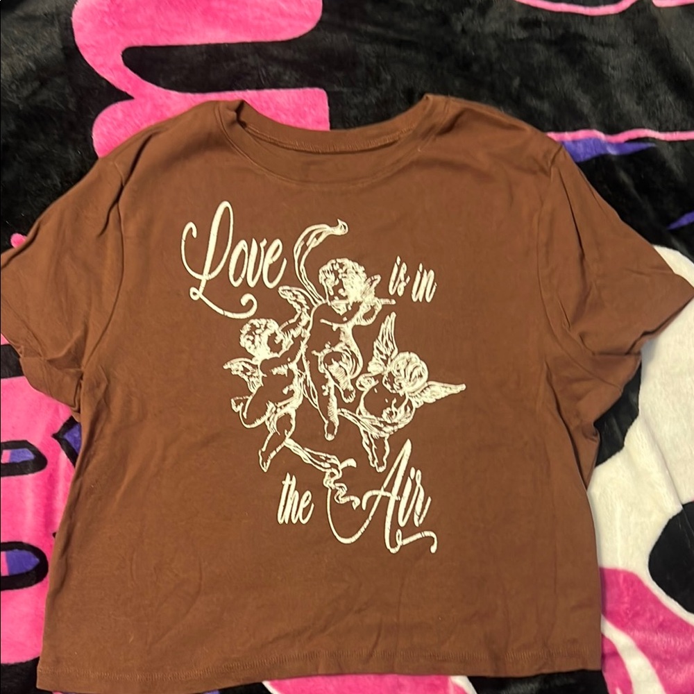 Kids Brown Graphic Tee